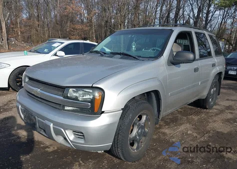 2007 Chevrolet Trailblazer Ls из США, поврежденный, VIN 1GNDT13S972170326